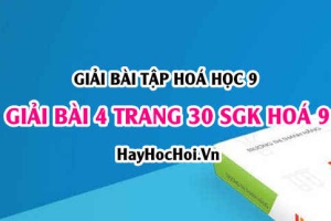 Giải bài 4 trang 30 SGK Hoá 9: Canxi hiđroxit Ca(OH)2 tính chất và ứng dụng